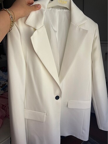 m Beden beyaz Renk Blazer ceket