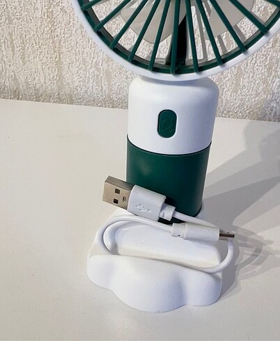 Yeşil Avakadolu Mini El Fanı - Görsel 9