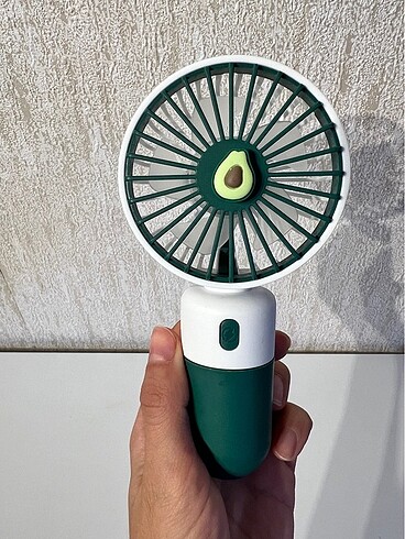 Yeşil Avakadolu Mini El Fanı - Görsel 3