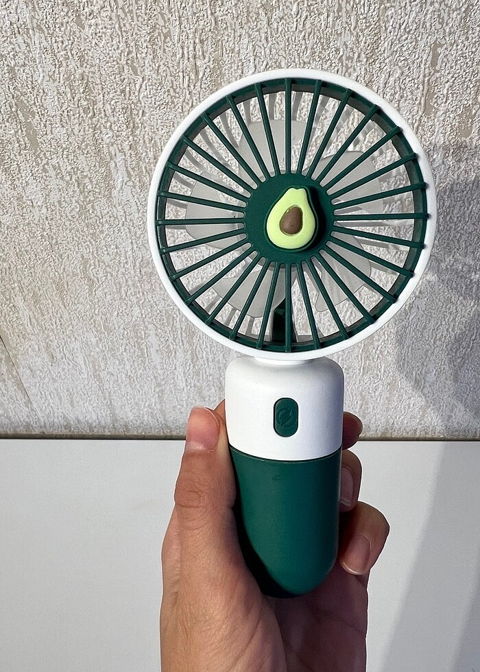 Yeşil Avakadolu Mini El Fanı - Görsel 3