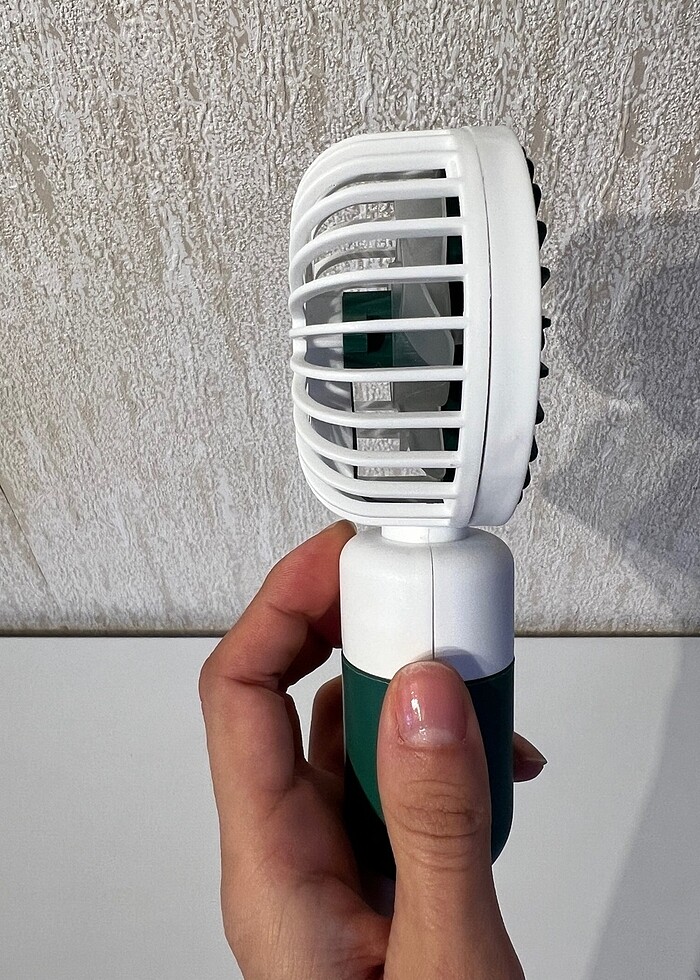 Yeşil Avakadolu Mini El Fanı - Görsel 5