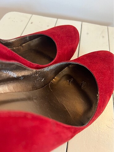 Melooy Kırmızı Topuklu Ayakkabı - Görsel 6