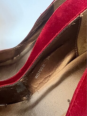 Melooy Kırmızı Topuklu Ayakkabı - Görsel 7