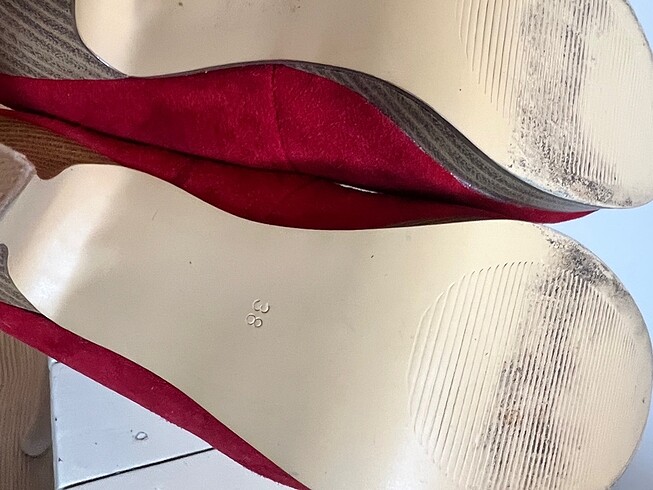 Melooy Kırmızı Topuklu Ayakkabı - Görsel 8