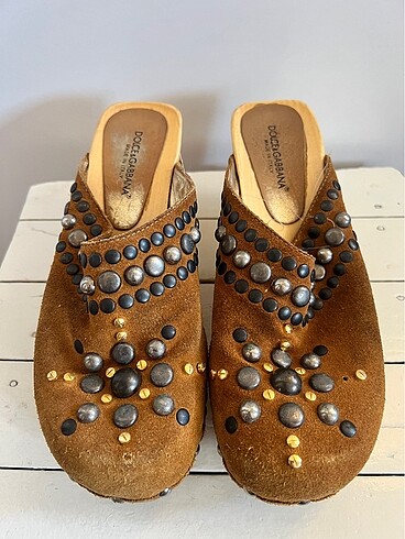 Dolce Gabbana Kahverengi Takunya Sandalet