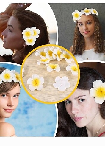 1 Adet Hawai Plumeria Cicegi