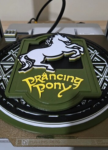 Tasarımcı Lord of the Rings Prancing Pony Tabela