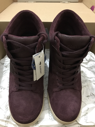 39 Beden Lacoste dolgu topuk bot