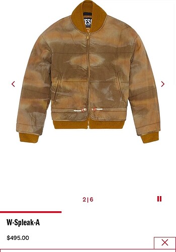 Erkek W-Spleak-A diesel mont bomber