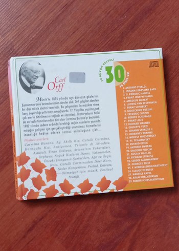 Carl Orff müzik cd