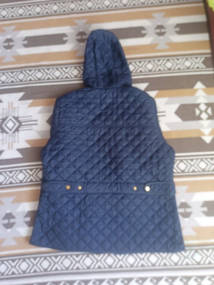 Kapüşonlu Lacivert Kadın Ceket - Görsel 2