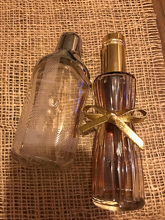 İki orijinal harika parfüm..