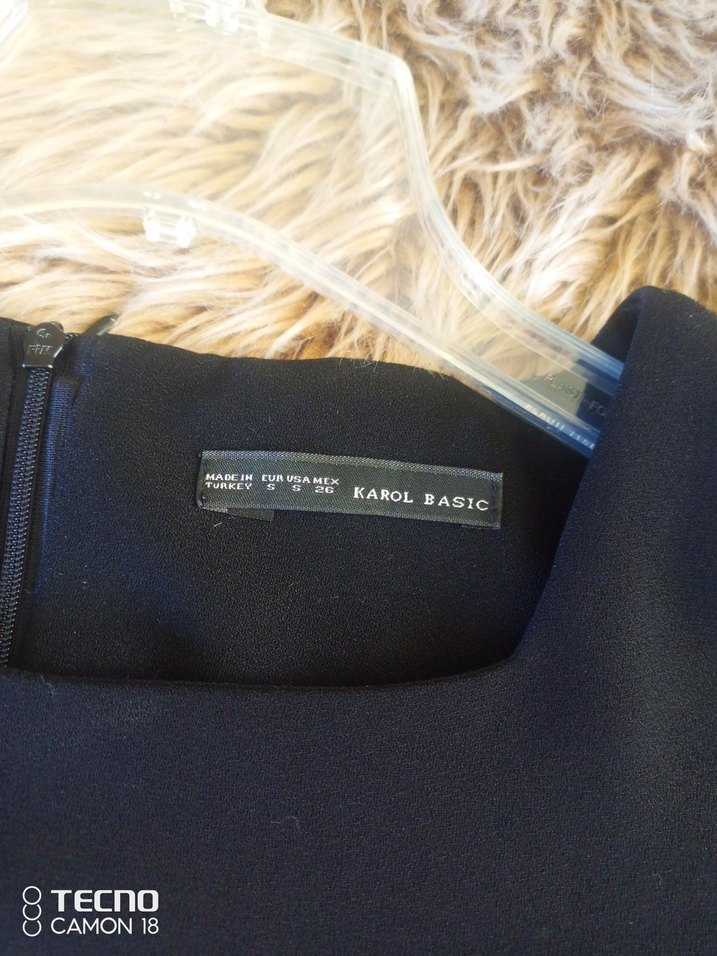 Siyah Karol marka kadın elbise - Görsel 3