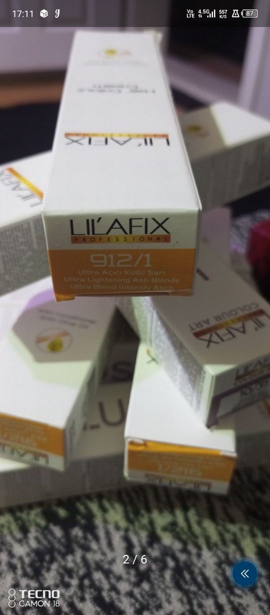 lilafix küllü sarı ton saç boyaları - Görsel 5