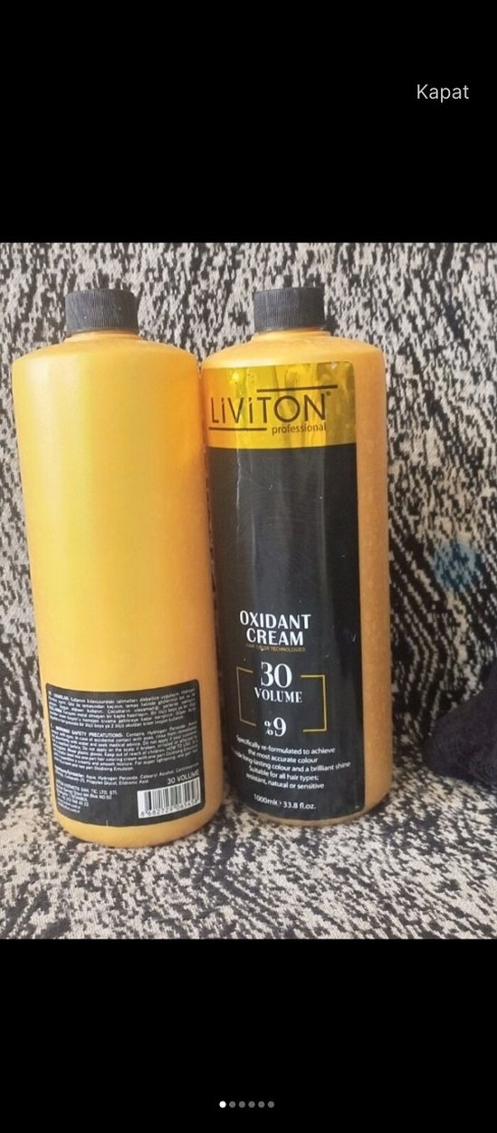 Liviton Profesyonel 30 Volüm Oksidan Krem - Görsel 5