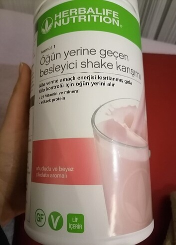 Herbalife 2 adet diğeri fındıklı 