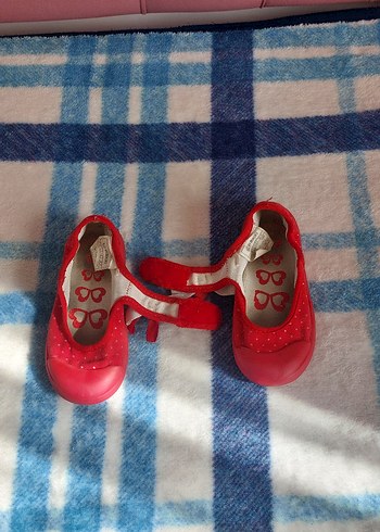 Kırmızı Fiyonklu Kız Çocuk Babet - Görsel 6