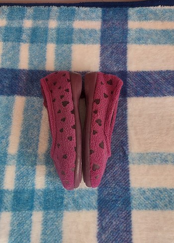 Kız Çocuk Renkli örgü Sıcak Ev Terliği - Görsel 4