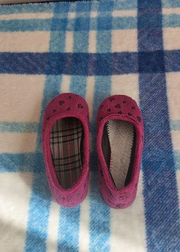 Kız Çocuk Renkli örgü Sıcak Ev Terliği - Görsel 8