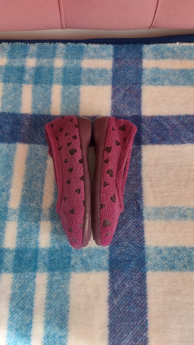 Kız Çocuk Renkli örgü Sıcak Ev Terliği - Görsel 4