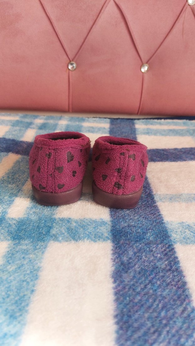 Kız Çocuk Renkli örgü Sıcak Ev Terliği - Görsel 5