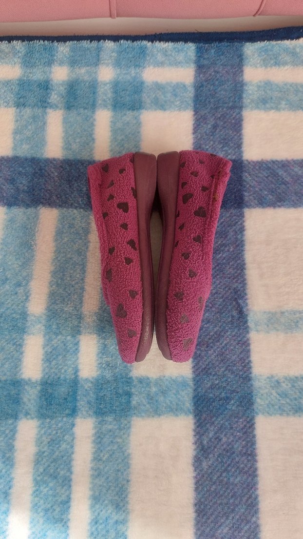 Kız Çocuk Renkli örgü Sıcak Ev Terliği - Görsel 3