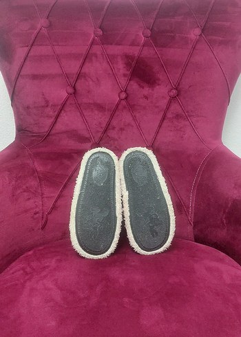 Bordo Desenli Kız Çocuk Sıcak ev botu - Görsel 7