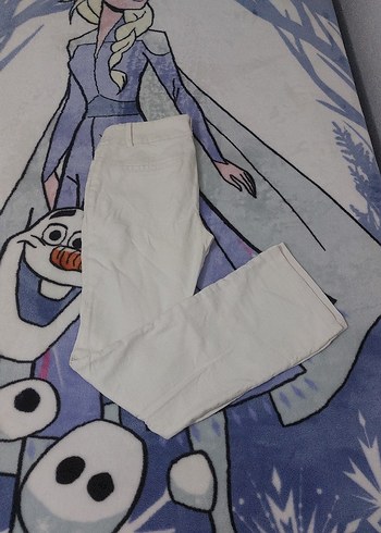 Beyaz Kadın İspanyol paça Pantolon #chima - Görsel 2