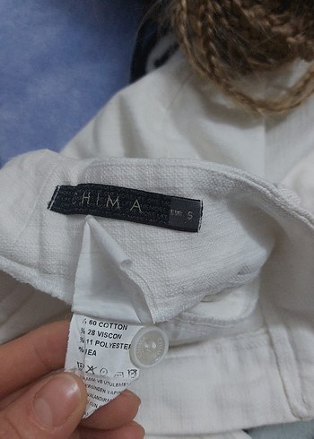 Beyaz Kadın İspanyol paça Pantolon #chima - Görsel 6