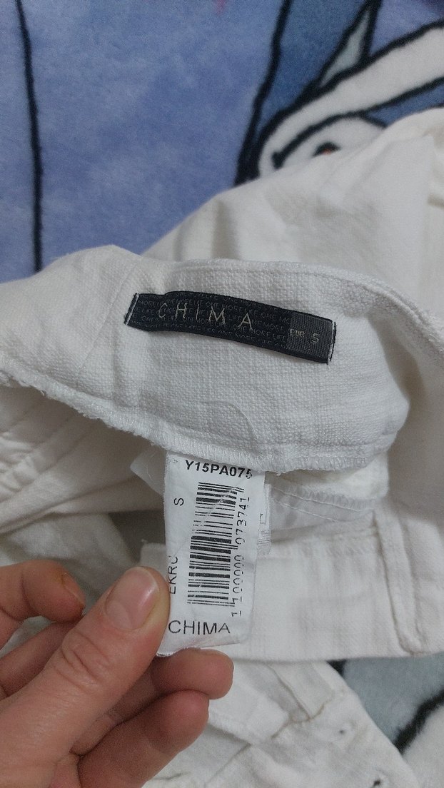 Beyaz Kadın İspanyol paça Pantolon #chima - Görsel 5