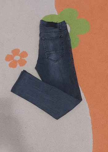 siyah Erkek Denim kot Pantolon jeans - Görsel 2