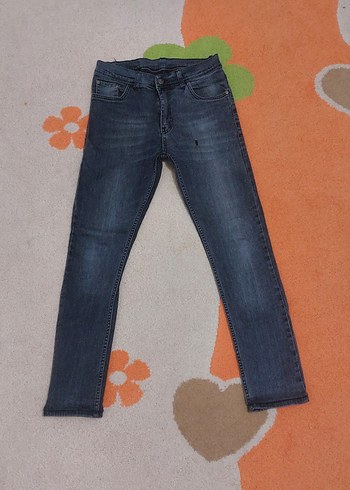 siyah Erkek Denim kot Pantolon jeans - Görsel 3