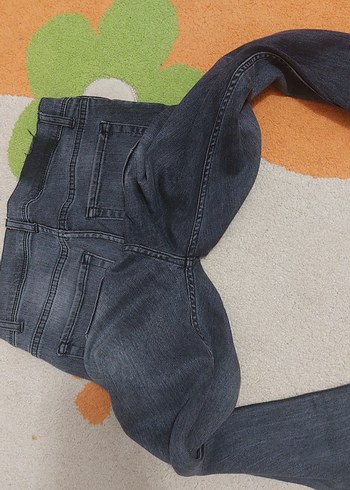 siyah Erkek Denim kot Pantolon jeans - Görsel 7