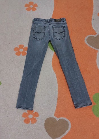 Gri Regular Fit Erkek Kot Pantolon - Görsel 4