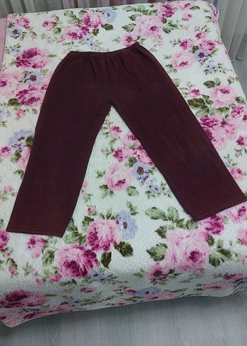 Bordo kadın pijama alt giyim #pijama #altı - Görsel 3