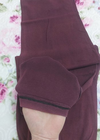 Bordo kadın pijama alt giyim #pijama #altı - Görsel 6