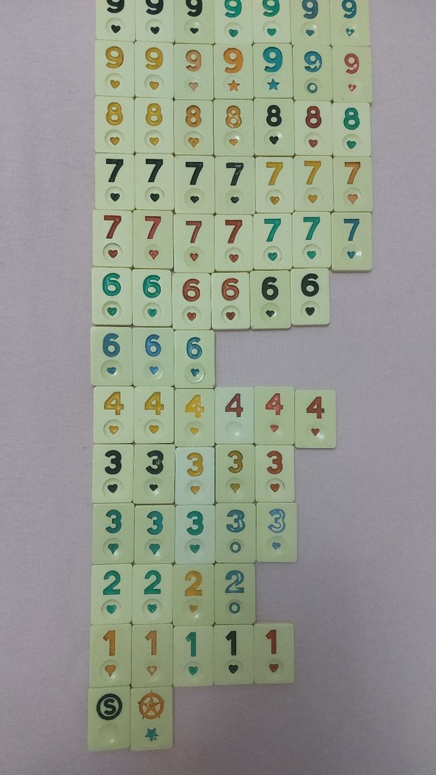 Çok Renkli Oyun Seti #kemik #okey #taşı - Görsel 2