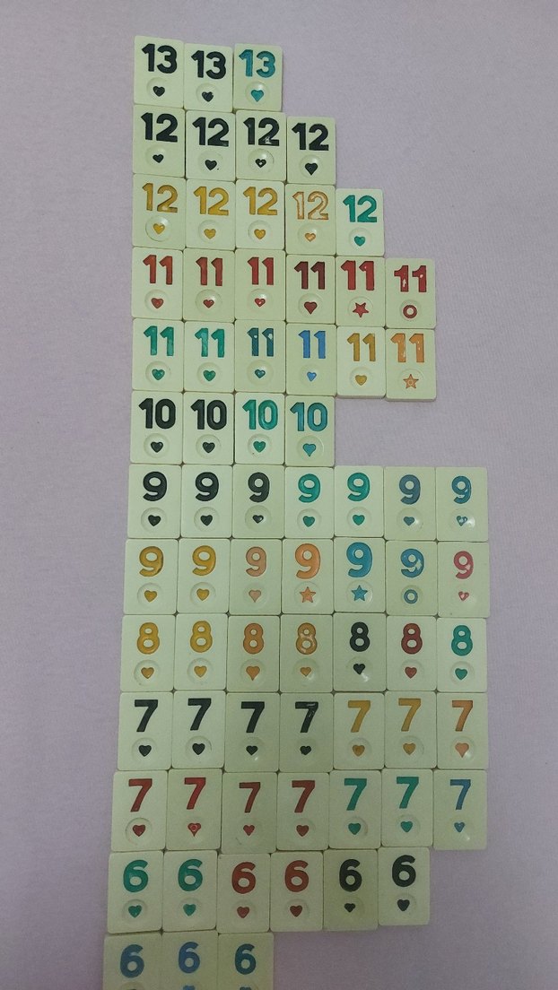 Çok Renkli Oyun Seti #kemik #okey #taşı - Görsel 3