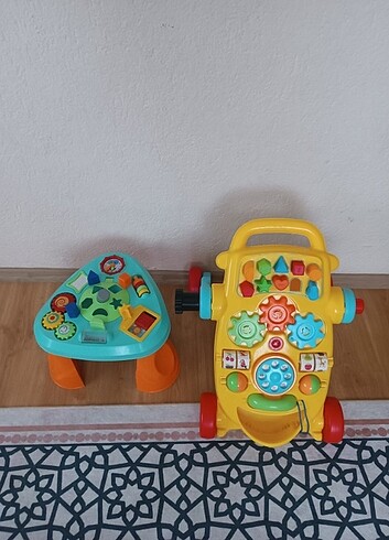 Pilsan ilk adım arabası ve aktivite masasi