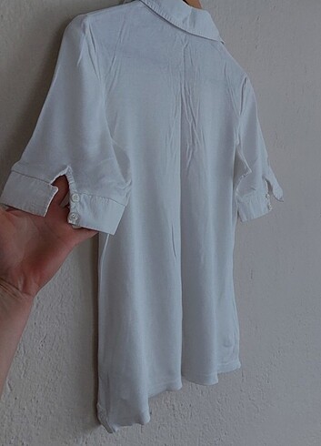 l Beden Esprit beyaz yazlık tişört 