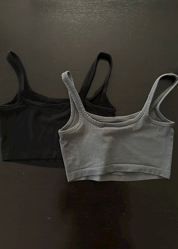 H&M H&M 2li Askılı Crop