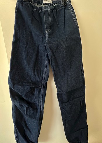 Bershka Bershka Lacivert Paraşüt Pantolon