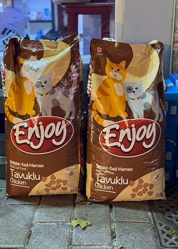 Enjoy Tavuklu Yetişkin Kedi Maması 15 kg