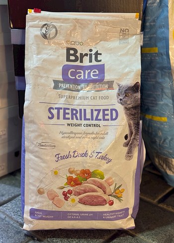 Brit Care Hindili Ördekli Sterilised Kedi Maması 7 kg