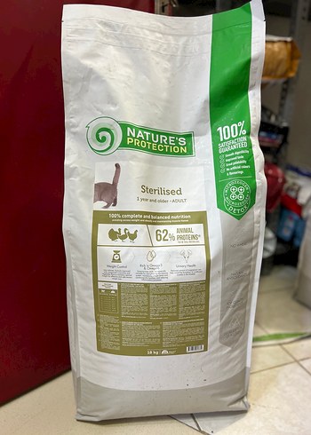 Nature's Protection Sterilised Kedi Maması 18 kg