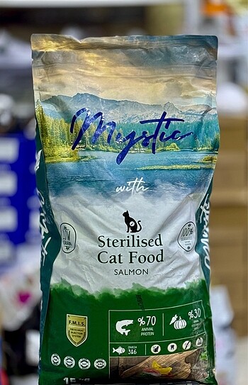 Mystic Sterilised Somonlu Kedi Maması 15 kg