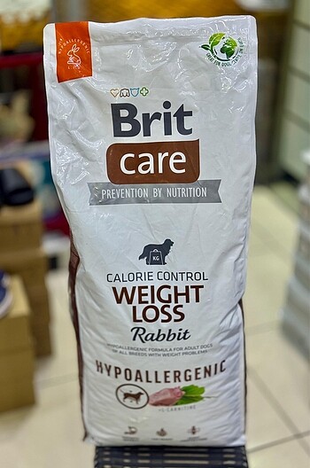 Brit kilo kontrolü tavşanlı 12 kg köpek maması