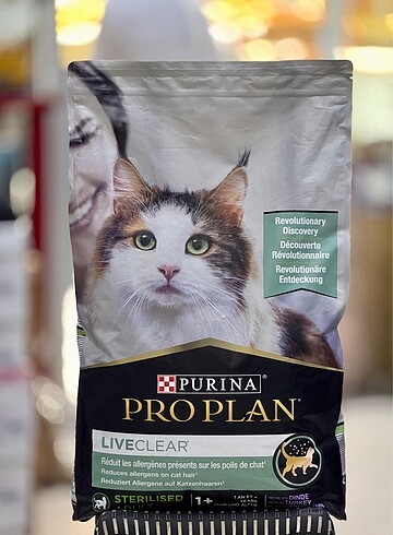 Pro Plan LiveClear Sterilised Hindili Kedi Maması 7 kg
