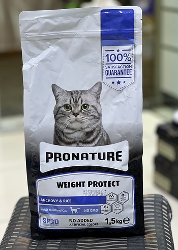 Pronature Anchovy & Rice Kedi Maması 1,5 kg