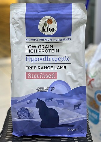 Kito Sterilized Kuzu Etli Kedi Maması 2Kg